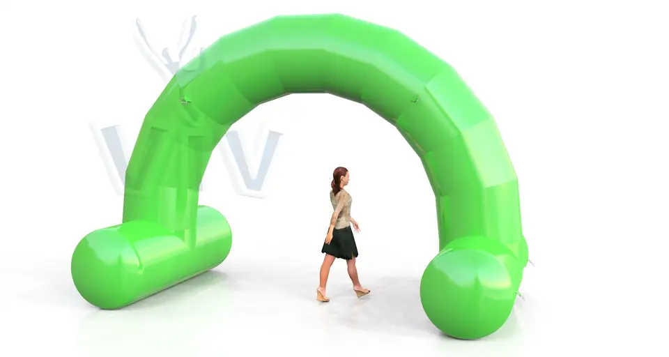 Arch gate self - standing 5 m commercial promotional inflatable gate
